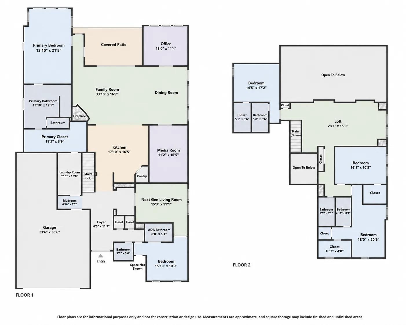 Second floor plan